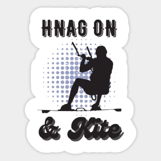 Kitesurfing - Hang On Surfer Sticker